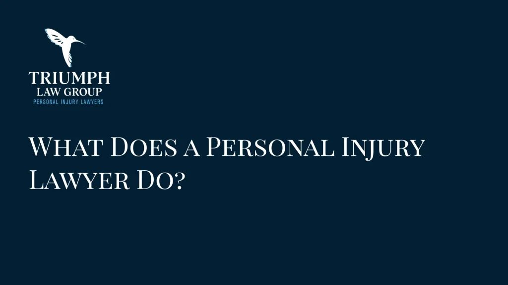 What Does a Personal Injury Lawyer Do
