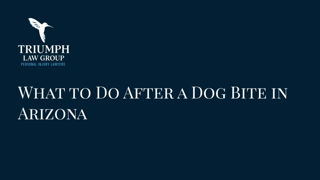 What to Do After a Dog Bite in Arizona